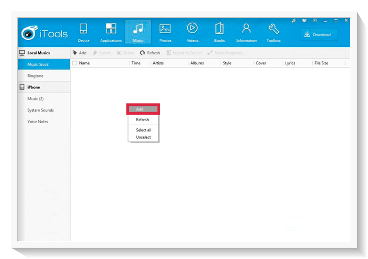 Выбор файлов